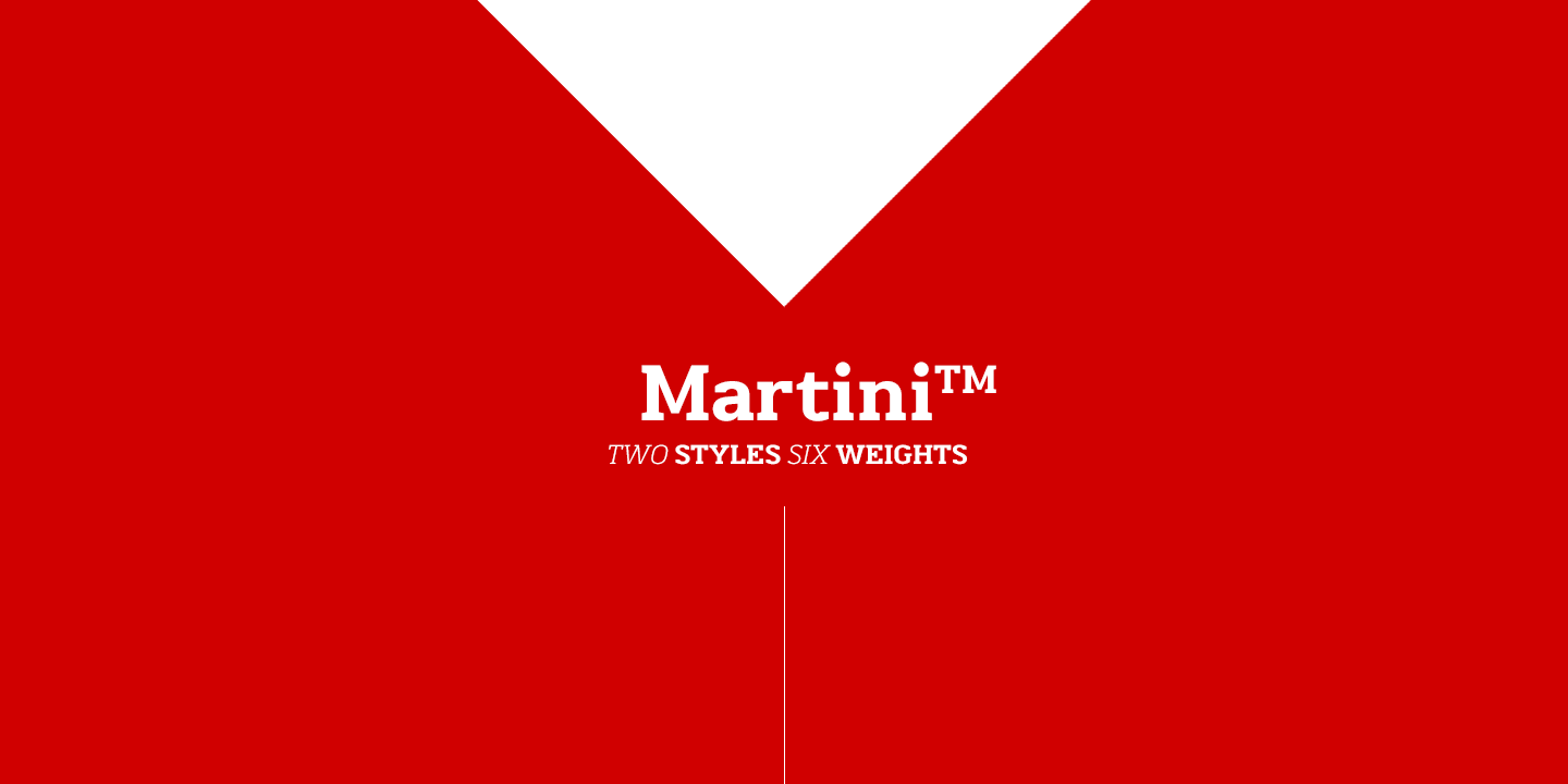 Beispiel einer Martini Thin Italic-Schriftart